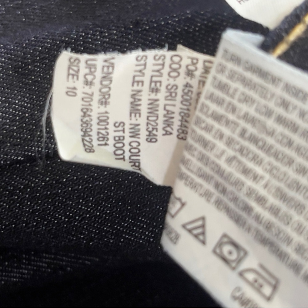 Nine West Court Street Bootcut High Waist Jeans NWOT 10 - Picture 11 of 15